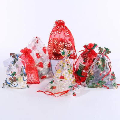 China Custom Jewelry Gold Organza Bags For Mobile Shaving Cream Accessories Gift Bags Emerald Green Drawstring Gift Bags for sale