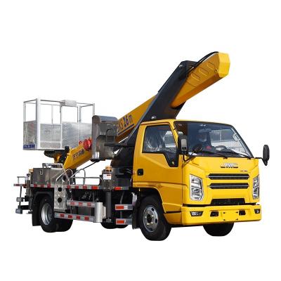 China 26m Boom Bucket Vehicle Diesel Telescopic Aerial Work Truck High Altitude Operation Truck 4 - 6L for sale