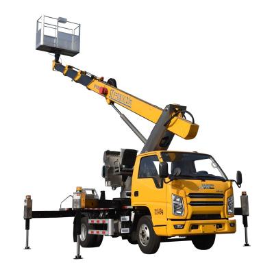 China aerial work platform truck 4 - 6L 23m working height aerial work platform price for sale