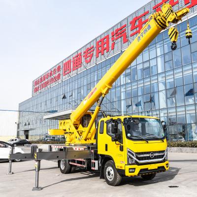 China CRANE TRUCK Chinese Brand Sitong 10 ton truck crane 26m height telescopic boom truck crane lifting cranes on sale for sale