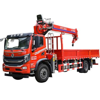 China TRUCK CRANE Chinese Hot Product Truck With Telescopic Crane Boom Truck Mounted Crane 8 Ton Mini Truck Mounted Crane for sale