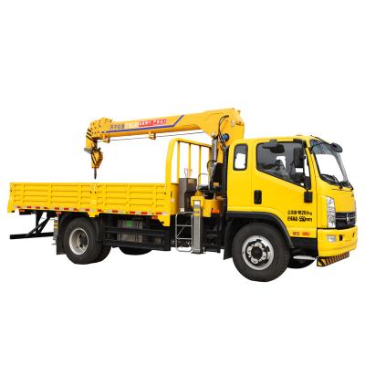 China TRUCK CRANE Dongfeng 6.3 ton truck boom crane boom truck small mounted crane for sale for sale