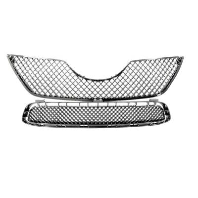 China Mesh Front Grille Upper Lower Chrome Mesh Grill For Toyota Camry 2007 2008 2009 for sale