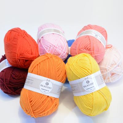 China High Tenacity Factory Free Samples 4ply Acrylic Hand Knitting Yarn For Crocheting for sale