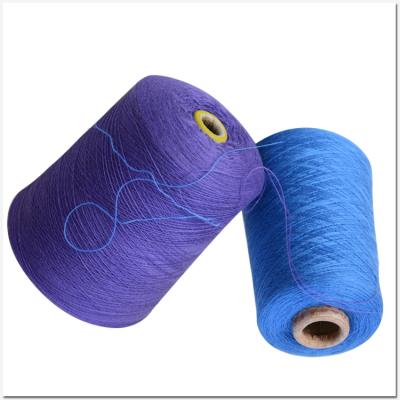 China Cashmere Cotton Knitting Blended Silk Top Dyed Yarn Ring Spun Factory Wholesale for sale