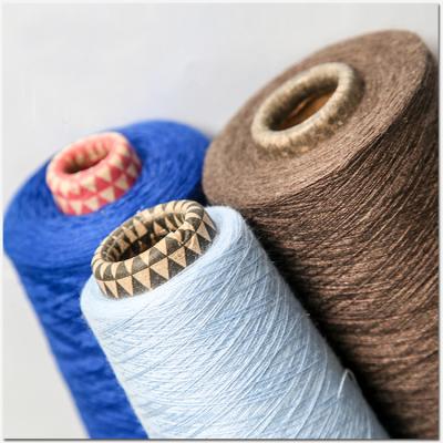 China Cashmere Knitting Blended Silk Top Dyed Yarn Ring Spun Factory Wholesale for sale