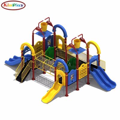 China KINPLAY brand vinyl aqua park pool slide used plastic water slides for sale for sale