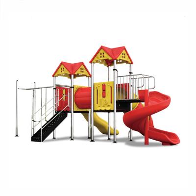 China KINPLAY brand outdoor playground pool tube slide, plastic kids tube slide, water slide 800*480*370cm for sale