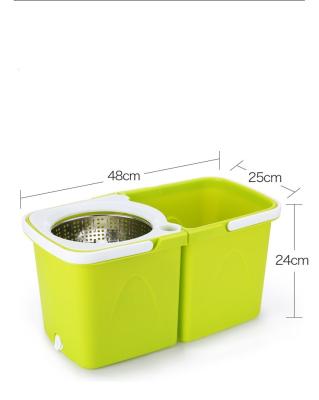 China 2021 Sustainable Hot Selling Twomop Bucket & Easy To Floor Cleaning Mop With Bucket As Seen As On TV for sale