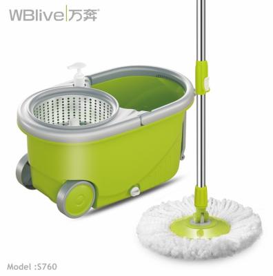 China Sustainable Functional Broom 360 Cleaning Mop With Wheels Wipe for sale