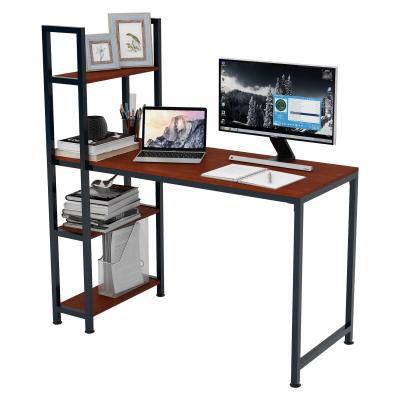 China Stable Kainice Customized Wooden Desk With Shelves Student Office Desk For Home for sale