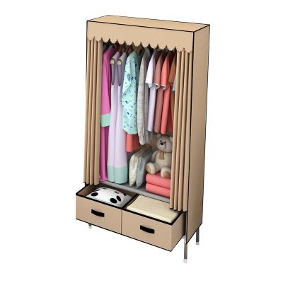 China Kainice Foldable High Quality Strong Wardrobe Closet Wardrobe Rack Wardrobe Accessories For Bedroom for sale