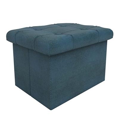 China Kainice Foldable Hot Sales Sponge Pad Stool Soft Stool With Storage Place Clothes Storage Box Stools Foldable Stools for sale