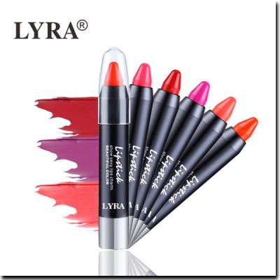 China Waterproof automatic color lipstick, multicolor lipstick, kissproof lipstick LY751 private label support for sale