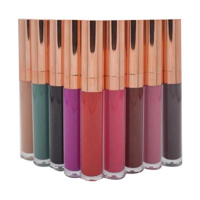 China 30 Color Women Waterproof Wholesale Makeup Vegan Lip Gloss Nude Matte Liquid Lipstick Private Label for sale