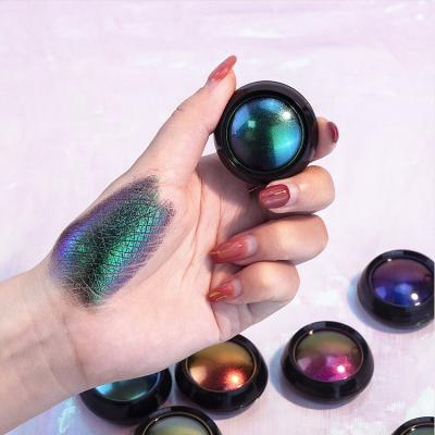 China Bling Duochrome Waterproof Long Lasting Single Eyeshadow Private Label Shimmer Eyeshadow for sale