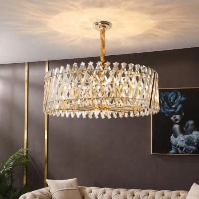 China Modern Nordic Post Modern Chandelier Crystal Weakening Pendant Lamp For Living Room JY9327 for sale