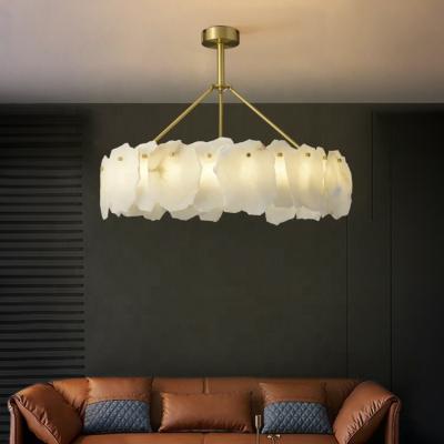 China Post Modern Home Decoration Fashion Pendant Lamps Marble Luxury Chandelier Lighting Fixture JY9029 for sale