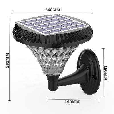 China New Led Garden Solar Garden Light Led Outdoor Wall Pillar Light Solar JYO0006 for sale