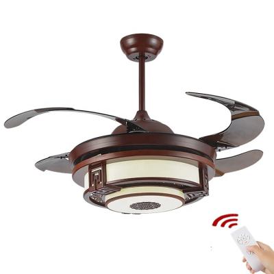 China Chinese traditional tradition chandelier cheap price ceiling fan with led light and remote control JY3107 for sale