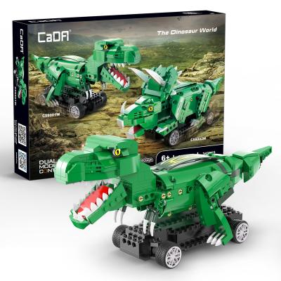 China Toy CADA C59001W Taolehui STEM Education 2.4G RC&APP Dinosaur Model Building Blocks Building Goed Bricks Toys, Age 6, Boys Gift for sale