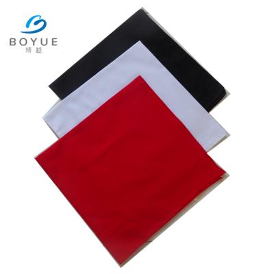 China cheap high quality white cotton bandanas 60X60cm XL 100% solid red bandana for sale