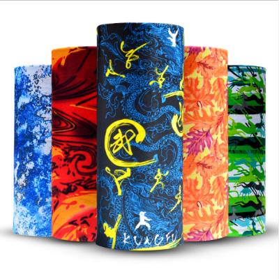 China Multifunctional 100% Polyester Microfiber Decoration Headwear Designer Bamboo Seamless Tubular Bandana for sale