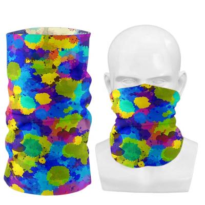 China Outdoor Activities Wholesale Camping Fishing Recycling Multifunctional Custom Printing Seamless Polyester Neck Warmer Cuff for sale