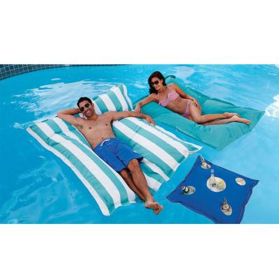 China Large Foldable Bean Bags Float On The Water Pillow Pool To Use As A Floating Mat for sale