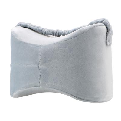 China Anti-Static Comfortable Memory Foam Orthopedic Knee Pillow For Sciatica Relief Below Knee for sale