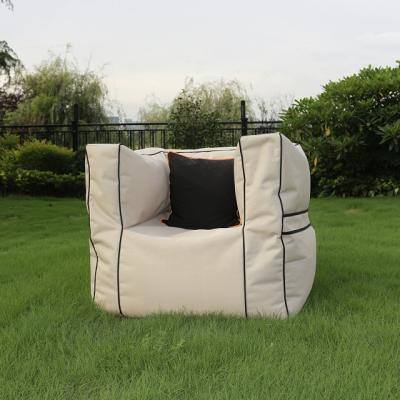 China Modern Adults Waterproof Bean Bag Chair Garden Decoration Bean Bag Chair for sale