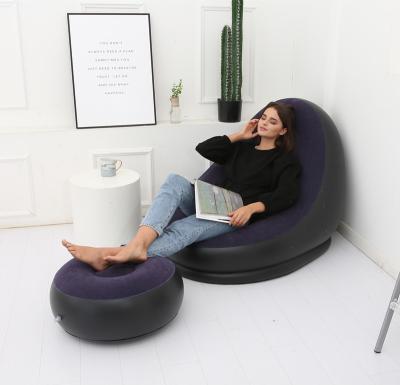 China Lounge Air Recliner Inflatable Bean Bag Chair Cooling Style for sale