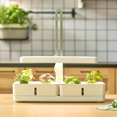 China LED Indoor Garden Hydroponic Kit With Starting System Smart Seed Garden Soil System For Smart Garden Harvesting for sale