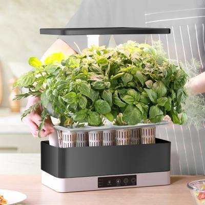 China Mini Automatic Smart Garden Indoor 11 Pots LED Full Spectrum Adjustable Hydroponic System With Light for sale