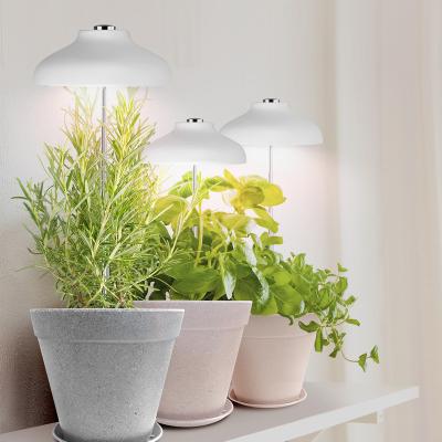 China USB Flower Pots Lamp White Umbrella USB Grow Light Indoor LED To Grow Light Full Spectrum White Led To Grow Light for sale