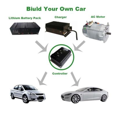 China Electric car 5KW EV BLDC vehicle or boat motor and speed controller for sale