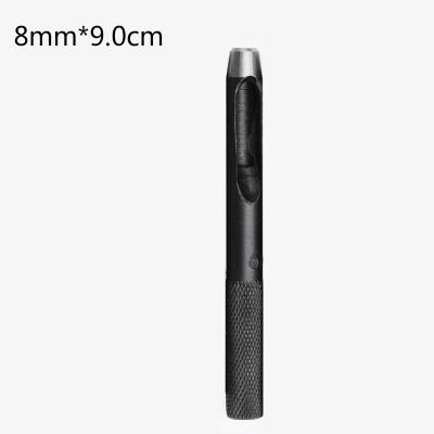 China Chrome Vanadium Alloy Steel 8MM Hole Punch Chrome Vanadium Steel Punch Leather Craft Tool for Leather, Belts, Canvas, Paper, Plastics for sale