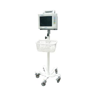 China A-T04 Steel Mobile ECG Machine Trolley With Brake for sale