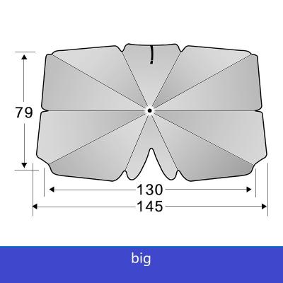 China UV Protected Type Insulated Car Sunshade Front Windshield Umbrella Sunshade for sale