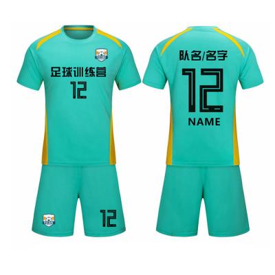 China Shirts & Tops Custom Logo Printing New Design Sky Blue Soccer Jersey For Soccer Club Uniform Kits for sale