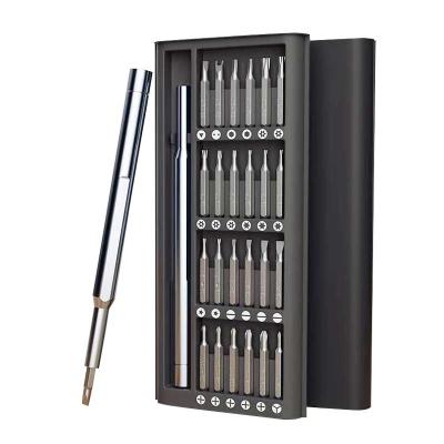 China Multi-used Key Screwdriver 25 in 1 Precision Screwdriver Set Professional Magnetic Electronic Repair Tool Kit for sale