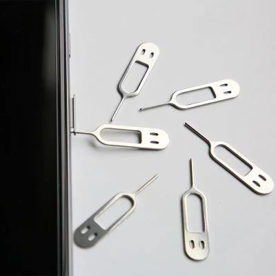 China Sim Card Ejector Pin Stainless Steel Sim Card Pin Silver Nickel Plated Sim Card Ejector Pin For Phone For VIVO Cell Phone for sale