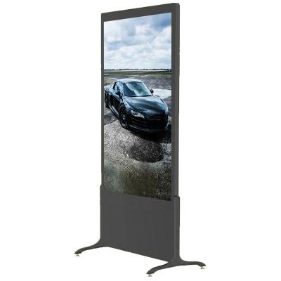 China 55 Inch Indoor Digital Display Indoor Signage Stand Floor LCD Advertising Screen Display For Store Mall for sale