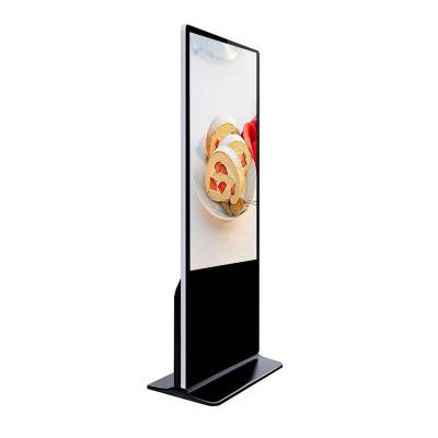 China Indoor Low Price 55 Inch Floor Stand Kiosk Mall Digital Signage Totem LCD Touch Screen Totem 4k LCD Advertising Screens for sale