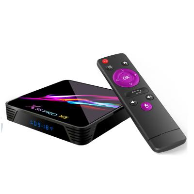 China Android 9 X88 PRO X3 Android 9.0 Amlogic S905X3 Smart TV BOX 2.4G /5G Wifi 802.11 Dual Band 8K X88PRO X3 BOX SET-TOP AC 4gb OTT TV for sale