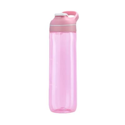 China Stocked Outdoor Plastic Tritan Sports Water Drinking Bottles 550ml And 750ml , Business Drink Bottle With Handle for sale