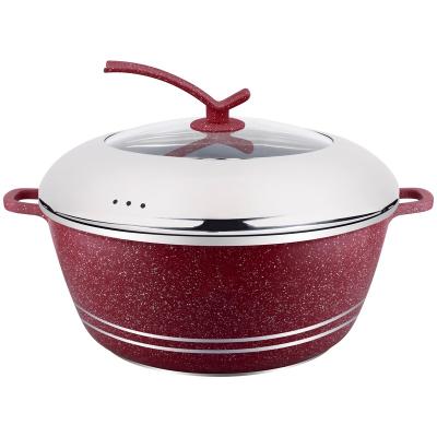 China Unique high quality stainkless steel lid kitchenware non-stick casserole soup pot viable cooking pot cookware for sale