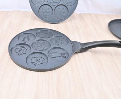 China Viable Die Cast Die Cast Aluminum Animals Non Stick Non Stick Pancakepan With Bakelite Handles 26cm for sale