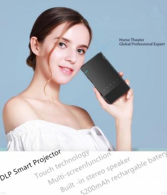 China Portable Mini Pico TOP DLP Movie Projector 4k Smart Wifi For Home Theater Android iPhone With Battery Ultra Short Cine Proyector for sale