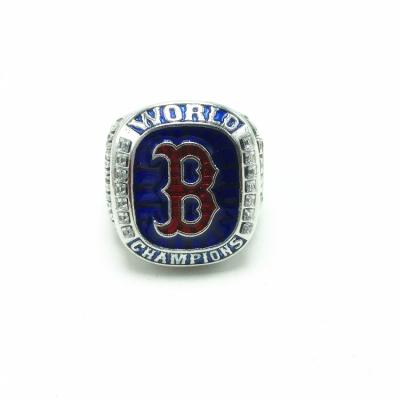 China Wholesale CLASSIC Baseball Championship Rings Red Sox Alloy Zircon Rings for sale